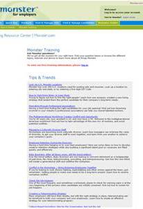 List of articles before redesign